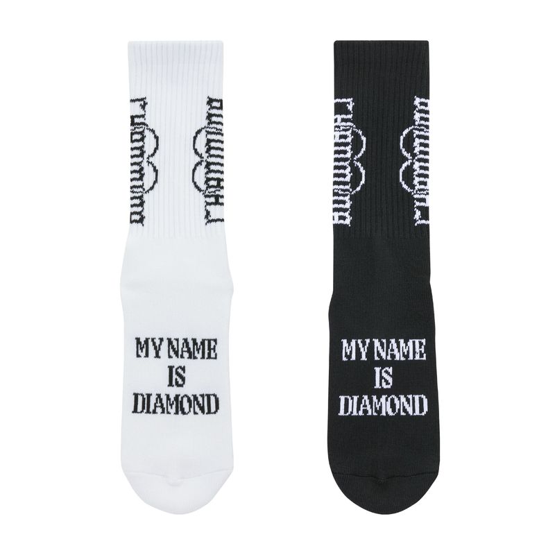 AODF TWO PAIRS OF SOCKS(BLACK&WHITE)