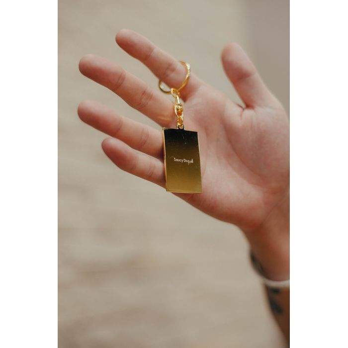 ”coi coi” キーホルダー -松に犬-