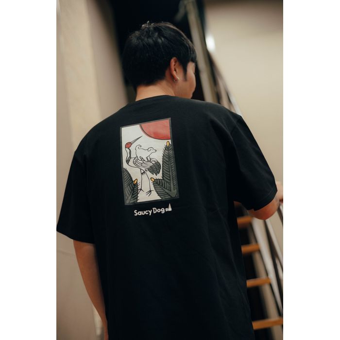 ”coi coi” Tシャツ -松に犬-