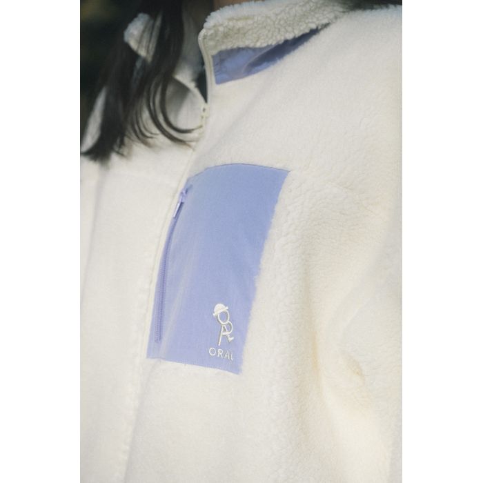 【キャンセル分再販】オーラルもこもこボアブルゾン/アイボリー