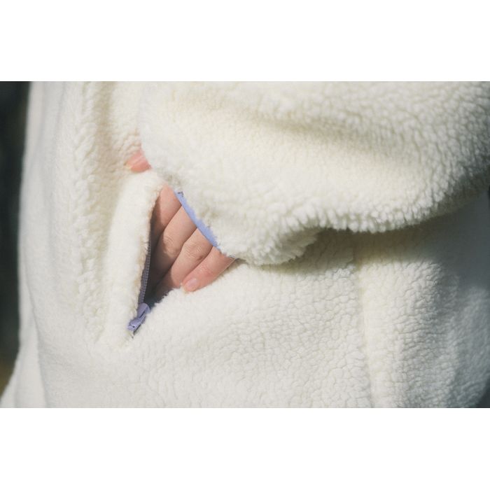 【キャンセル分再販】オーラルもこもこボアブルゾン/アイボリー