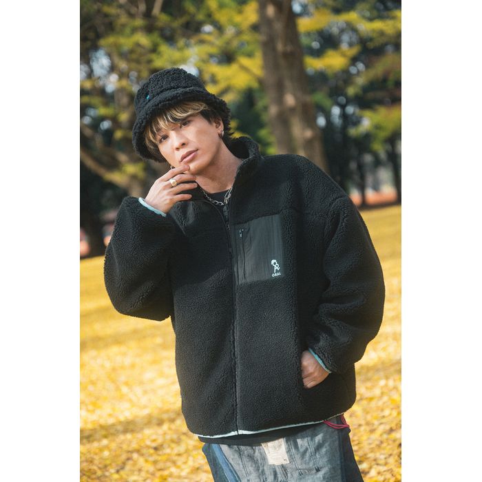 【キャンセル分再販】オーラルもこもこボアブルゾン/ブラック