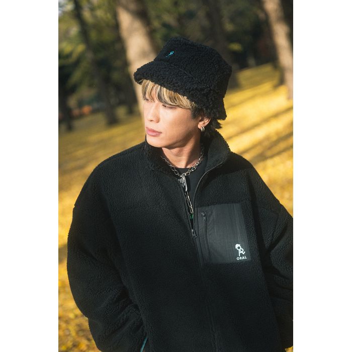 【キャンセル分再販】オーラルもこもこボアハット/ブラック