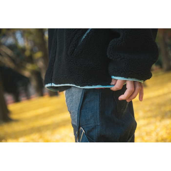 【キャンセル分再販】オーラルもこもこボアブルゾン/ブラック