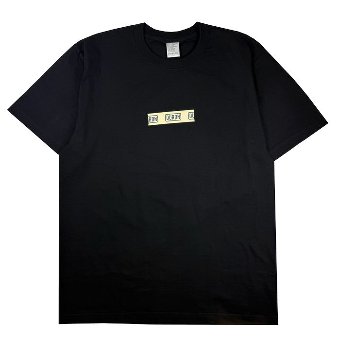 【DURDN】DURDN LOGO TAPE T/ブラック