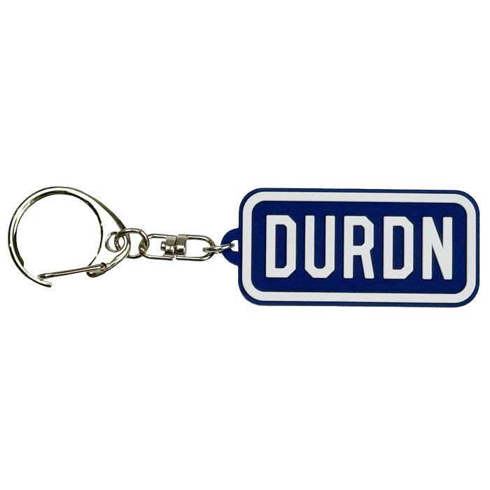 【DURDN】Rubber Logo Keychain (B×W)