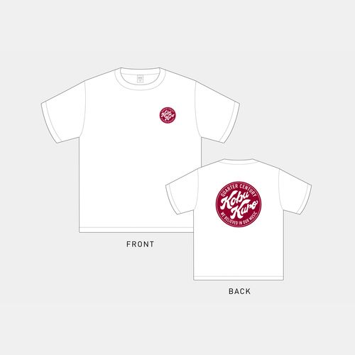 事後販売【2024ツアーグッズ】サークルロゴTシャツ　ホワイト（赤）