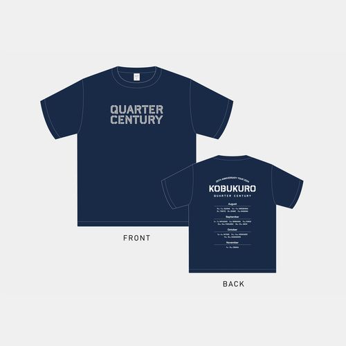 事後販売【2024ツアーグッズ】ステンシルロゴTシャツ　インディゴ
