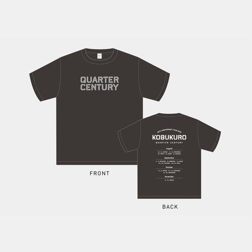事後販売【2024ツアーグッズ】ステンシルロゴTシャツ　スミ
