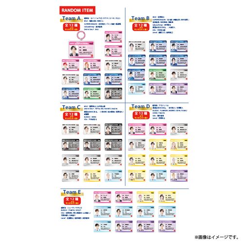 [EBiDAN]EBiDAN THE LIVE 2026 15th Anniversary Random Student Card Keyholder