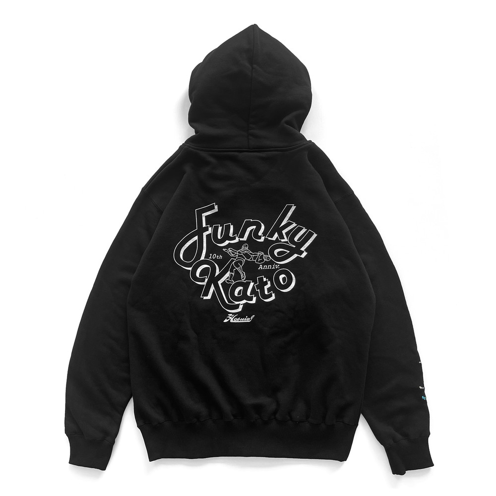 ファンキー加藤×Haoming “十”周年 “十”字固 ジップアップフーディ