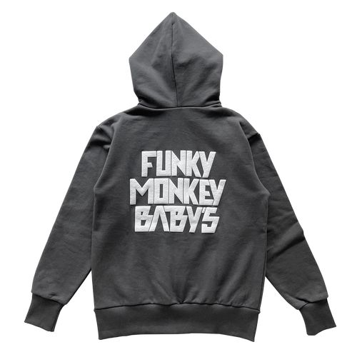 FMB バックプリントパーカー -Vintage blk ver.-