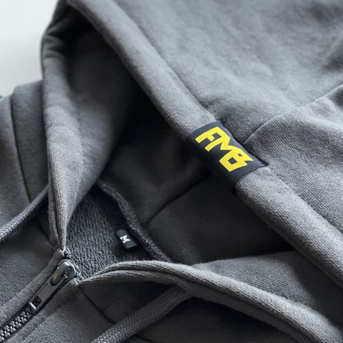 FMB バックプリントパーカー -Vintage blk ver.-