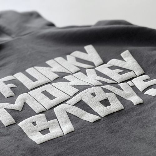 FMB バックプリントパーカー -Vintage blk ver.-