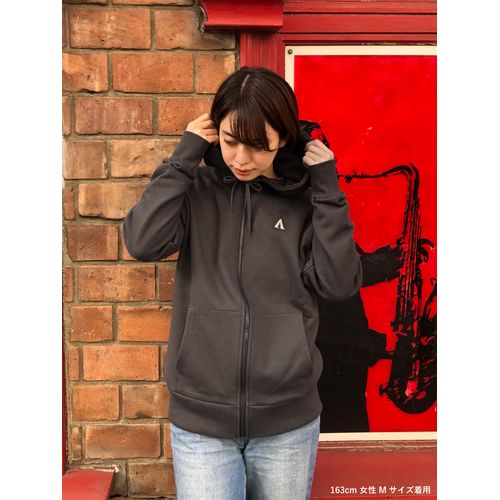 FMB バックプリントパーカー -Vintage blk ver.-