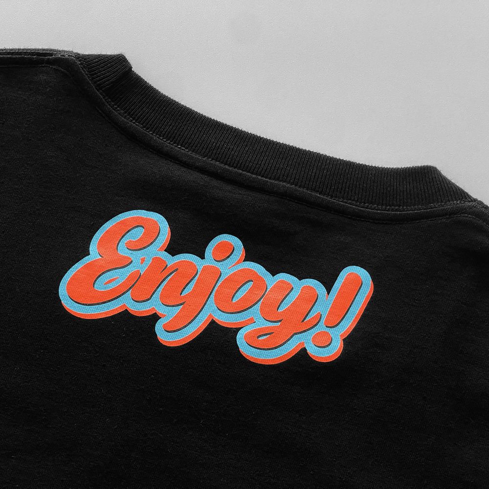 オーバーサイズ Enjoy! T-shirt