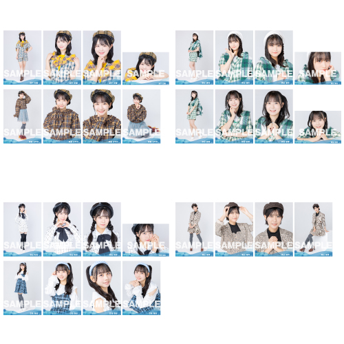 【ネコポス便】STU48 2024年1月度ランダム生写真5枚セット