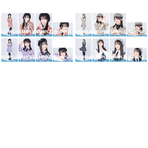 【ネコポス便】STU48 2024年1月度ランダム生写真5枚セット