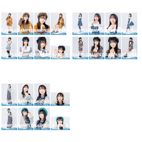 【ネコポス便】STU48 2024年1月度ランダム生写真5枚セット