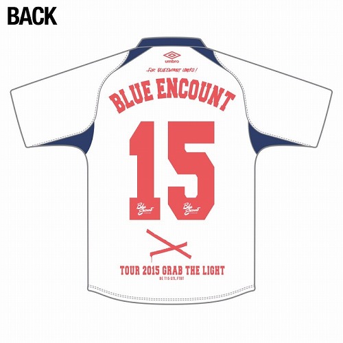 TOUR 2015 UMBRO×GTL サッカーシャツ WHITE　