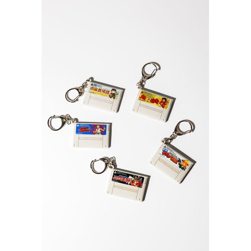 ゲームカセット風キーホルダー (ランダム全5種)