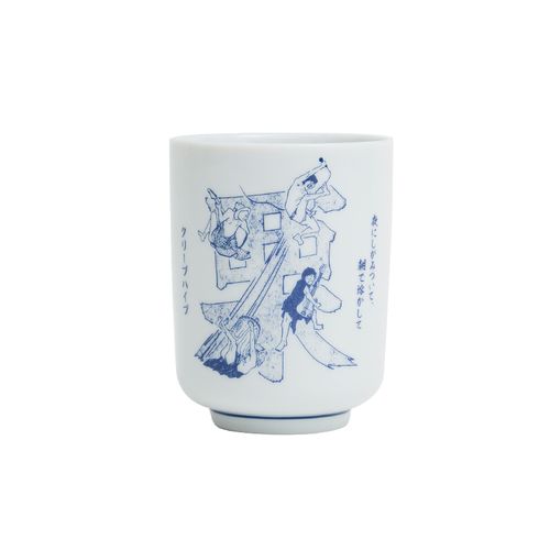 栗にしがみついて、お湯で溶かして(湯呑み)