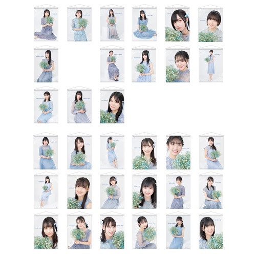 STU48 個別A3タペストリー(ドレス衣装)