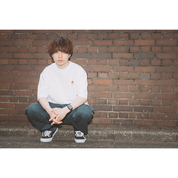 ミニわんこ刺繍Tシャツ/ホワイト