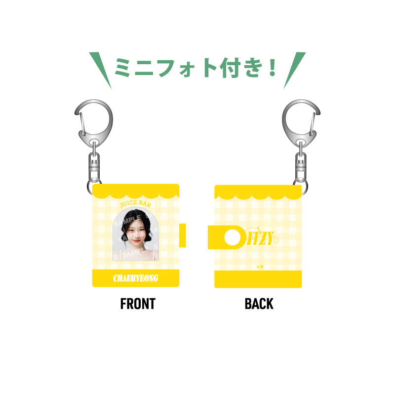 ミニフォトアルバムキーホルダー【CHAERYEONG】