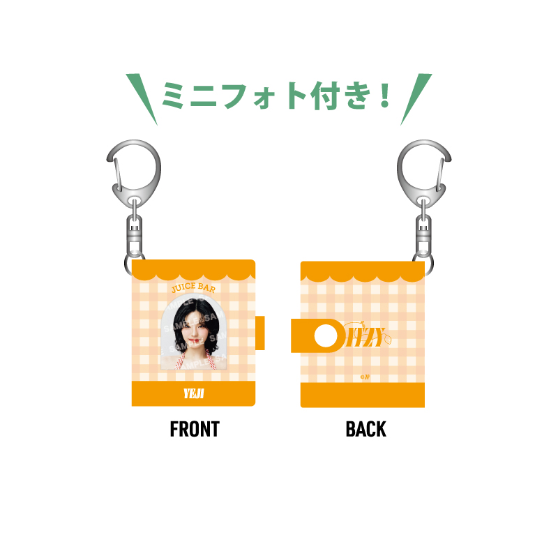 ミニフォトアルバムキーホルダー【YEJI】