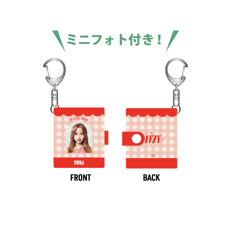 ミニフォトアルバムキーホルダー【YUNA】