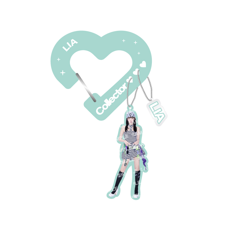 カラビナアクリルキーホルダー【LIA】