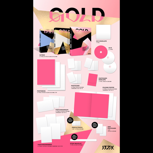 GOLD（輸入盤）　STANDARD VER.　3種セット