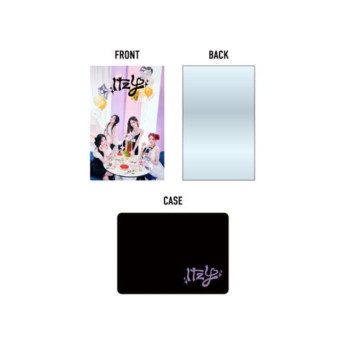 JYP JAPAN POPUP STORE 2024 ITZY OFFICIAL GOODS カード型ミラー【A】