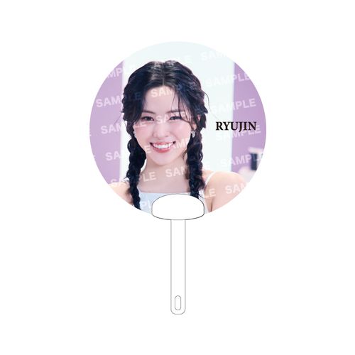 JYP JAPAN POPUP STORE 2024 ITZY OFFICIAL GOODS クリアうちわ【RYUJIN】