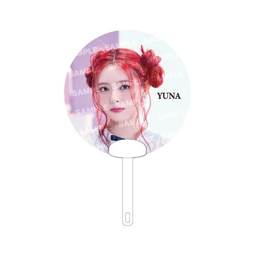 JYP JAPAN POPUP STORE 2024 ITZY OFFICIAL GOODS クリアうちわ【YUNA】