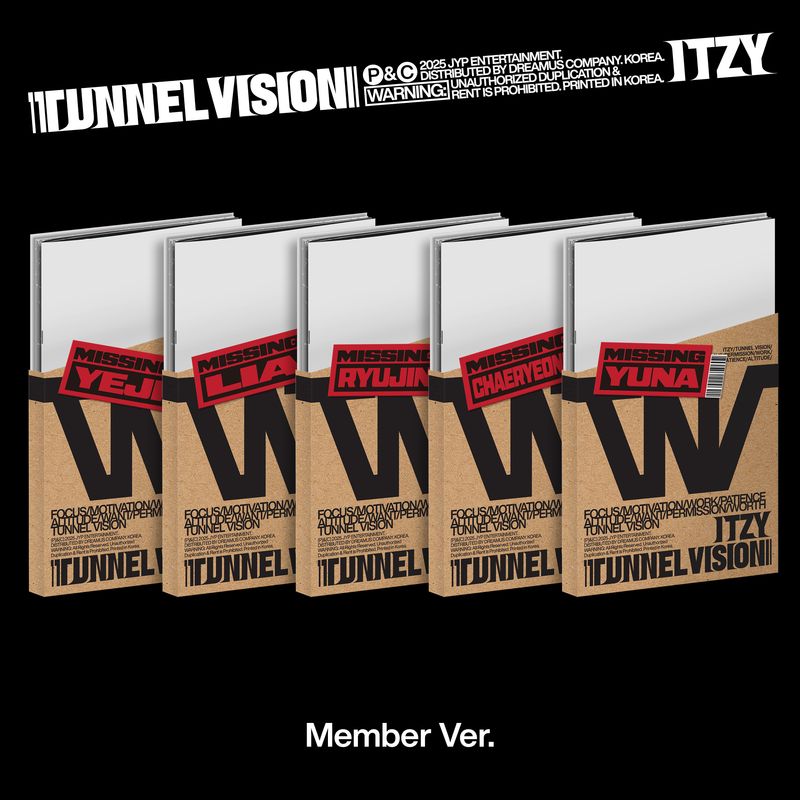 『TUNNEL VISION』（輸入）MEMBER Ver. 5形態セット