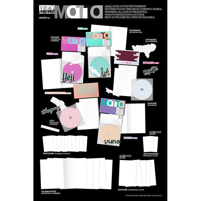 『Motto』（輸入）MEMBER Ver. 5形態セット