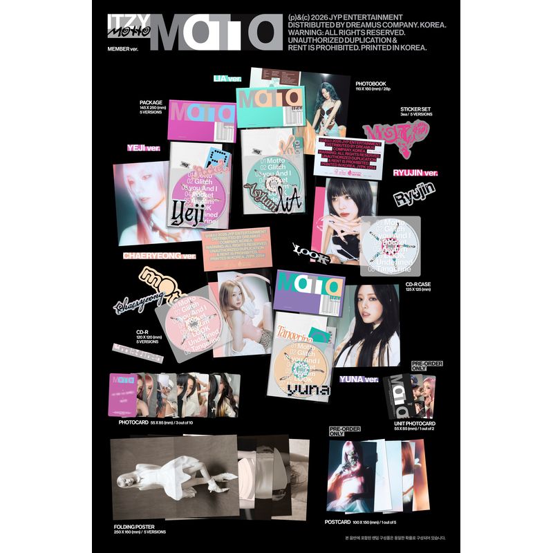 専用ページ♪ ITZY 12th Mini Album『Motto』全形態セット – JYP JAPAN ONLINE STORE