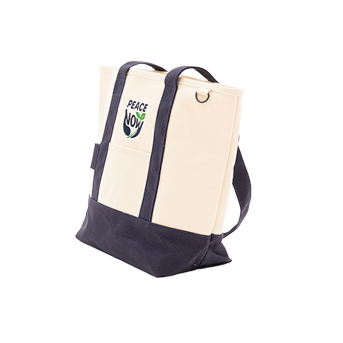 ライブもライフも幸持ち歩いちゃってお散歩バッグ　大(Produced by KONO JUNKI)