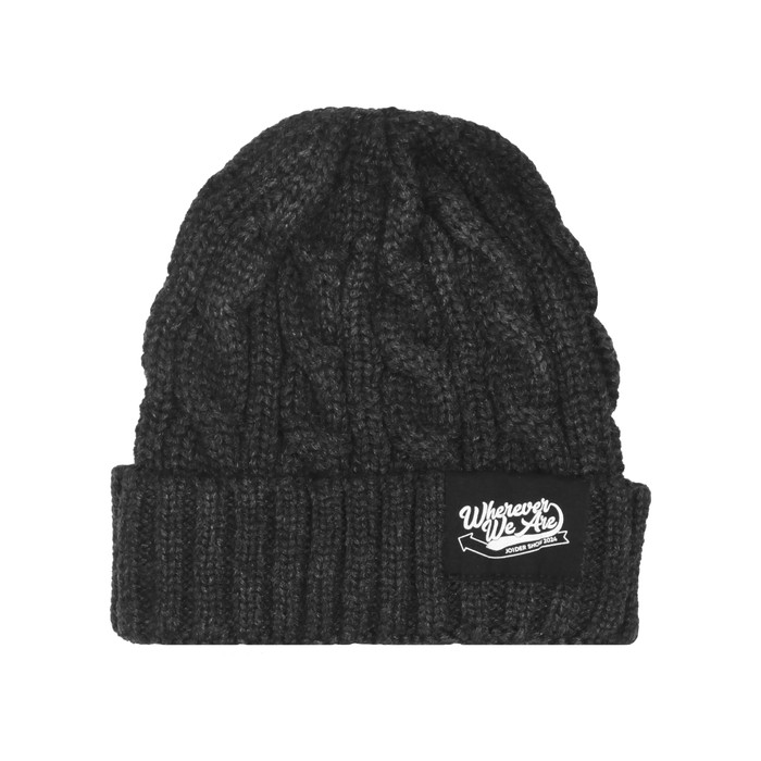 【受注販売】ニットキャップ　チャコールグレー