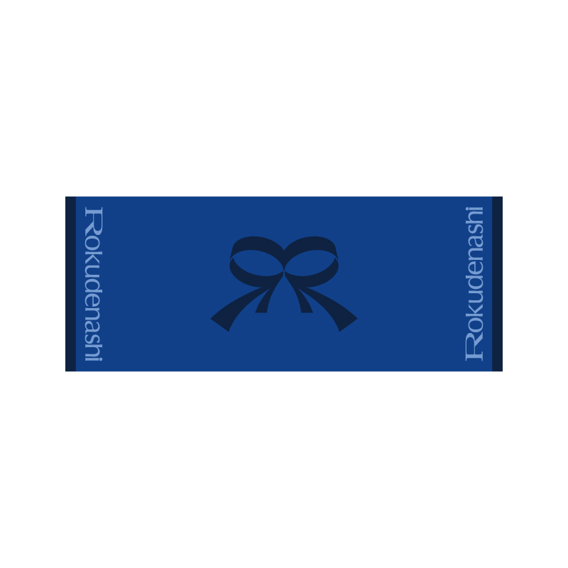 【Rokudenashi】Jacquard Towel (Blue)