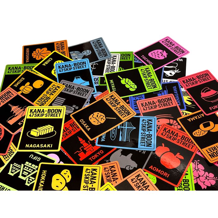 【会場限定】47スキップストリート ご当地ステッカー