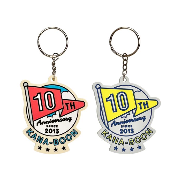 KANA-BOON 10th LOGO ラバーキーホルダー