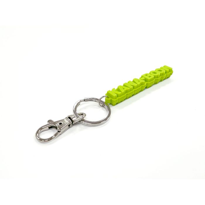 KANA-BOON ロゴ 3Dラバーキーホルダー ＜ライトグリーン＞