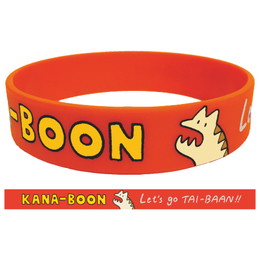 KANA-BOONのLet’s go TAI-BAAN!!ラバーバンド/レッド