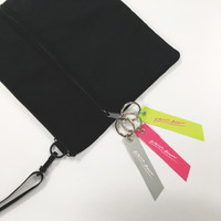 KANA-BOONのリボンキーホルダー/グレー