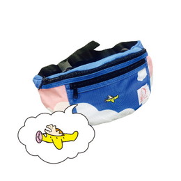 ひこうきとレンちゃんの青空ウエストバッグ