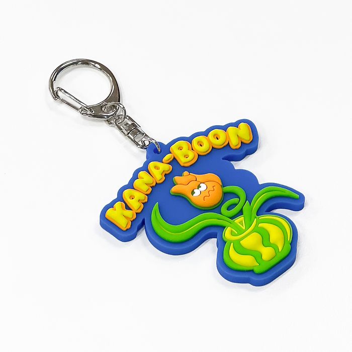 Happy Flowers ラバーキーホルダー