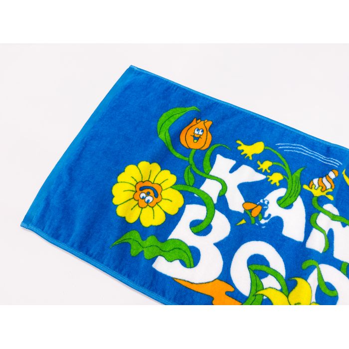 Happy Flowers フェイスタオル